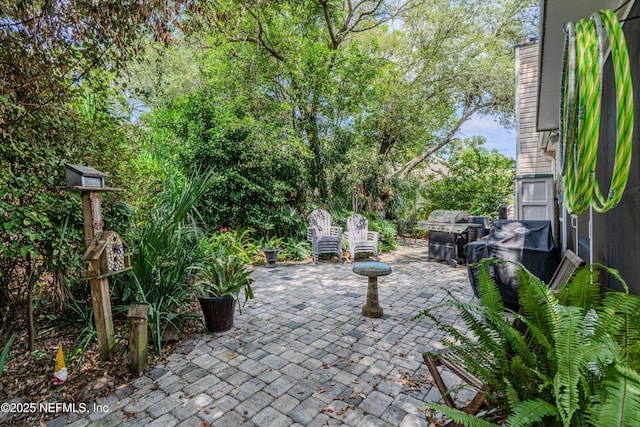 335 Sunrise Cir, Neptune Beach, FL 32266 - view of patio / terrace featuring area for grilling