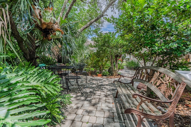 335 Sunrise Cir, Neptune Beach, FL 32266 - view of patio / terrace featuring a deck and outdoor dining space