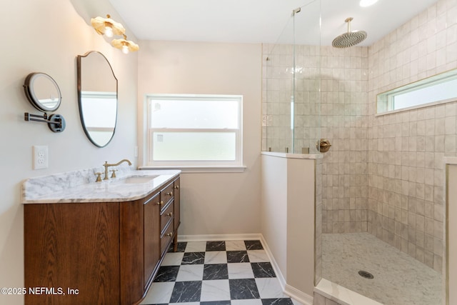 343 Tinsley Rd, Florahome, FL 32140 - full bath featuring vanity and a walk in shower