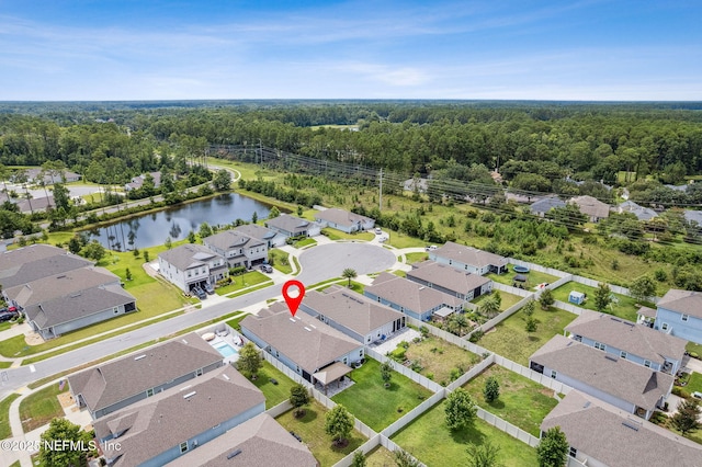 83316 Chapel Ct, Fernandina Beach, FL 32034 - aerial view of property and surrounding area with nearby suburban area