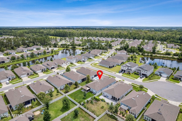 83316 Chapel Ct, Fernandina Beach, FL 32034 - aerial perspective of suburban area featuring a large body of water