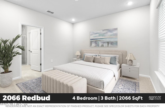 9018 Whinny Way Lot 276, Jacksonville, FL 32219 - carpeted bedroom with recessed lighting