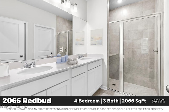 9018 Whinny Way Lot 276, Jacksonville, FL 32219 - full bath with a shower stall and double vanity