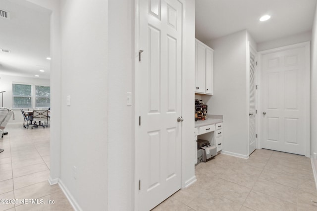 2972 Laurel Springs Dr, Green Cove Springs, FL 32043 - corridor with light tile patterned flooring and recessed lighting