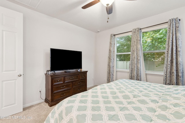 2972 Laurel Springs Dr, Green Cove Springs, FL 32043 - bedroom with light carpet and ceiling fan