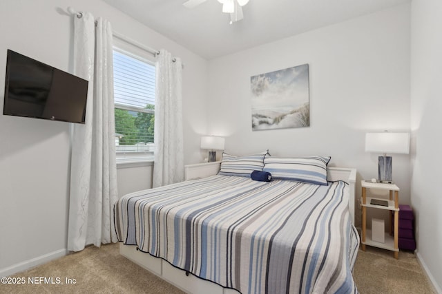 2972 Laurel Springs Dr, Green Cove Springs, FL 32043 - bedroom with carpet and ceiling fan