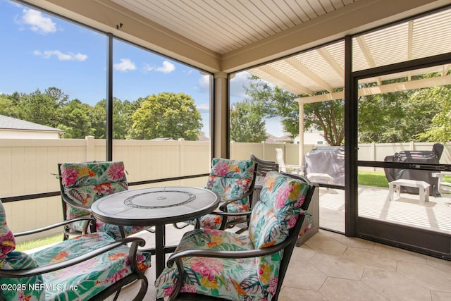 2972 Laurel Springs Dr, Green Cove Springs, FL 32043 - sunroom / solarium featuring outdoor dining area