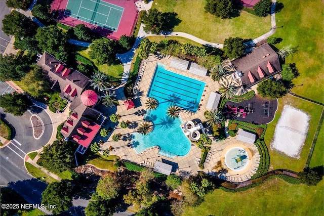 2972 Laurel Springs Dr, Green Cove Springs, FL 32043 - bird's eye view of a pool