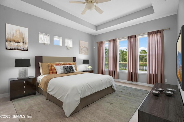 2936 Brettungar Dr, Jacksonville, FL 32246 - bedroom with baseboards and a ceiling fan