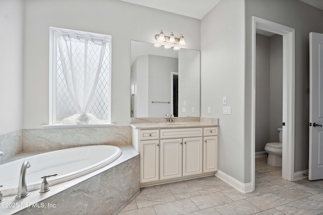 2936 Brettungar Dr, Jacksonville, FL 32246 - full bath featuring vanity and a garden tub