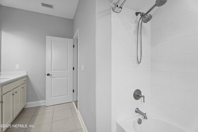 2936 Brettungar Dr, Jacksonville, FL 32246 - full bath with bathing tub / shower combination, vanity, and tile patterned floors