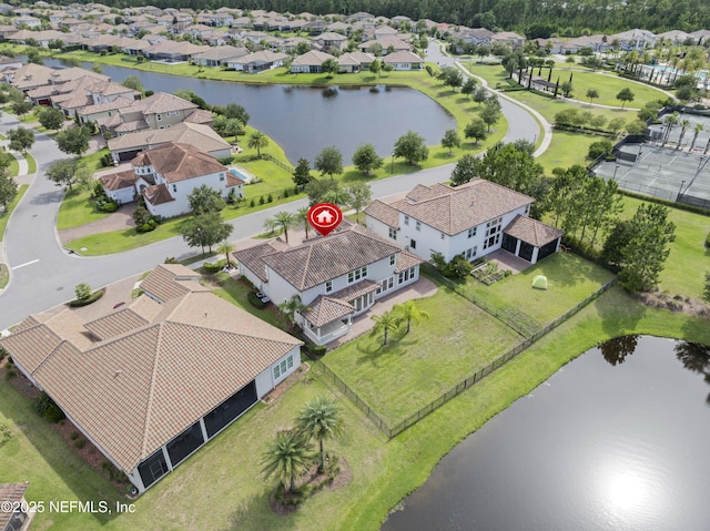 2936 Brettungar Dr, Jacksonville, FL 32246 - aerial perspective of suburban area featuring a large body of water