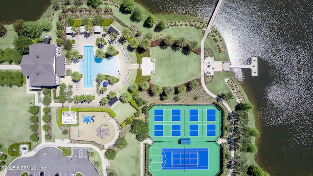 296 Latrobe Ave, Saint Augustine, FL 32095 - aerial view of a pool