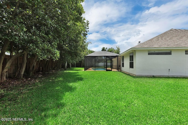 1728 Dartmoor Ln, Ponte Vedra, FL 32081 - view of yard with a lanai