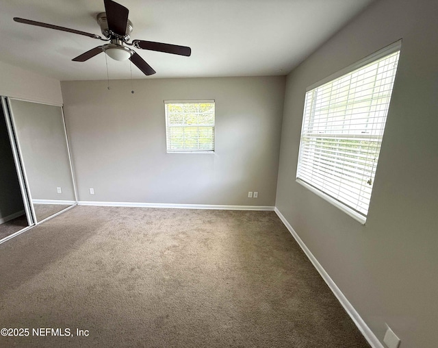 3421 Tarpon Dr, Jacksonville, FL 32277 - carpeted empty room featuring ceiling fan and baseboards