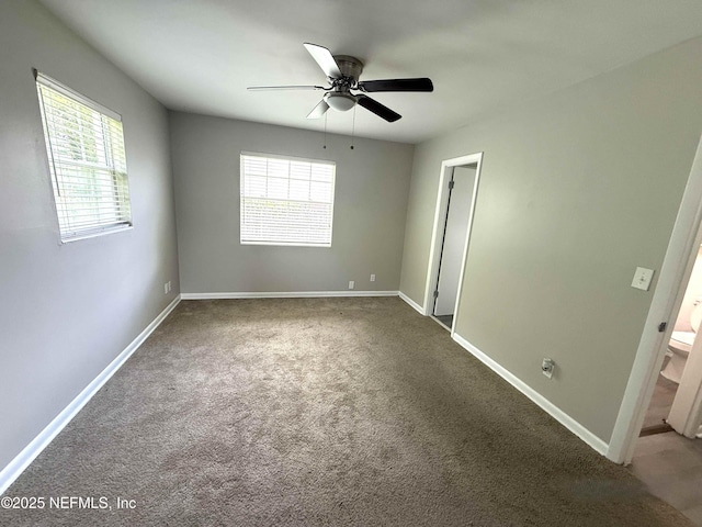 3421 Tarpon Dr, Jacksonville, FL 32277 - unfurnished bedroom with carpet floors and a ceiling fan