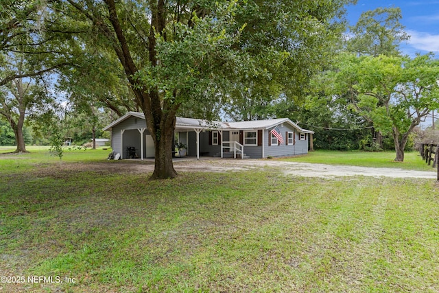 8360 Mudlake Rd, Macclenny, FL 32063 - view of front of home featuring a front yard