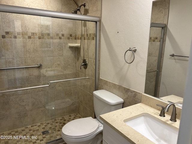 32 Ocean Palm Dr S Unit 320, Flagler Beach, FL 32136 - bathroom featuring vanity and a shower stall
