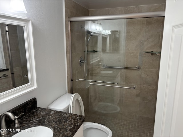 32 Ocean Palm Dr S Unit 320, Flagler Beach, FL 32136 - bathroom featuring a shower stall and vanity
