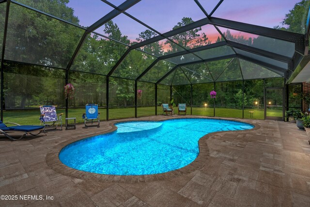 5566 Don Manuel Rd, Elkton, FL 32033 - swimming pool with a patio area and a yard