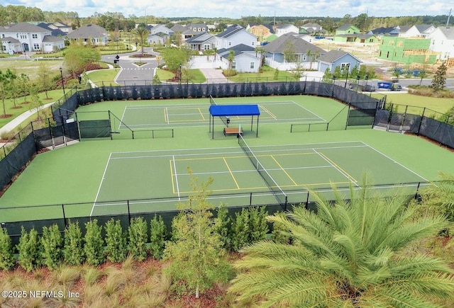 363 Latrobe Ave, Saint Augustine, FL 32095 - view of tennis court with a residential view