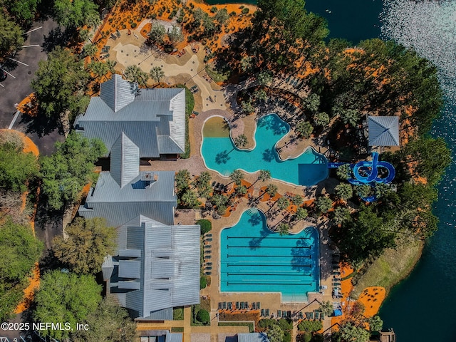 1083 Three Forks Ct, Saint Augustine, FL 32092 - drone / aerial view of a pool