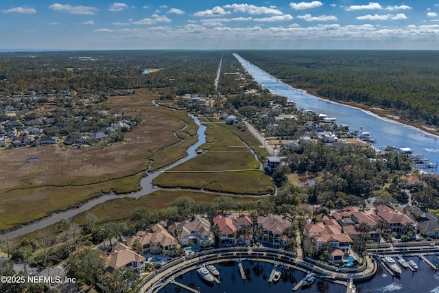 112 Harbourmaster Ct, Ponte Vedra Beach, FL 32082 - aerial overview of property's location featuring a nearby body of water and nearby suburban area