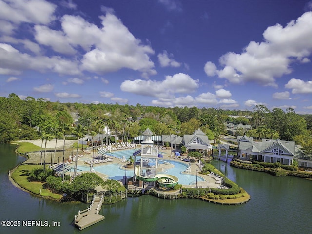 1685 Pinecrest Dr, Fleming Island, FL 32003 - bird's eye view of a large body of water