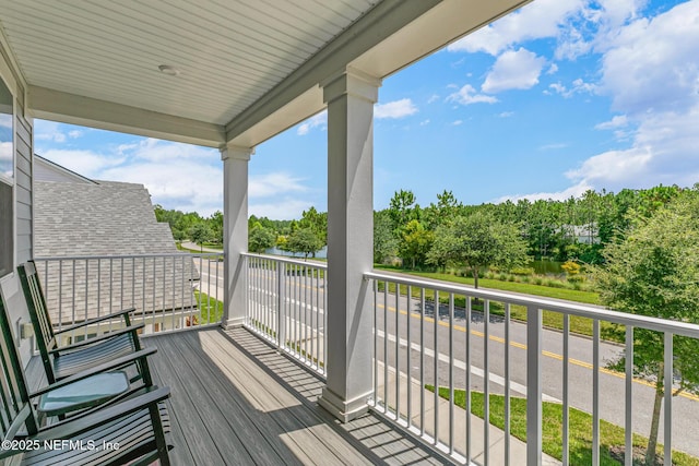 902 Orange Branch Trl, Saint Johns, FL 32259 - balcony featuring view of wooded area
