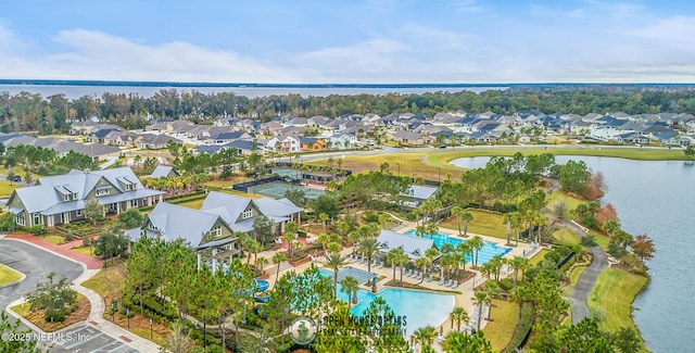 902 Orange Branch Trl, Saint Johns, FL 32259 - aerial view of residential area featuring a pool area and a large body of water