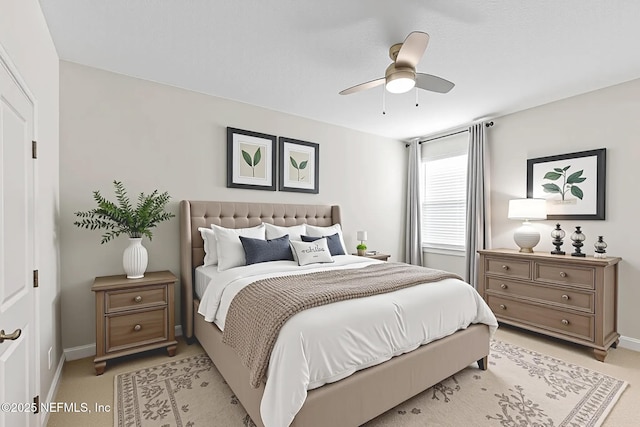 902 Orange Branch Trl, Saint Johns, FL 32259 - bedroom featuring ceiling fan and light colored carpet