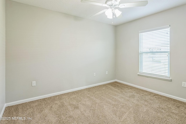 95886 Graylon Dr, Yulee, FL 32097 - spare room with carpet flooring and a ceiling fan