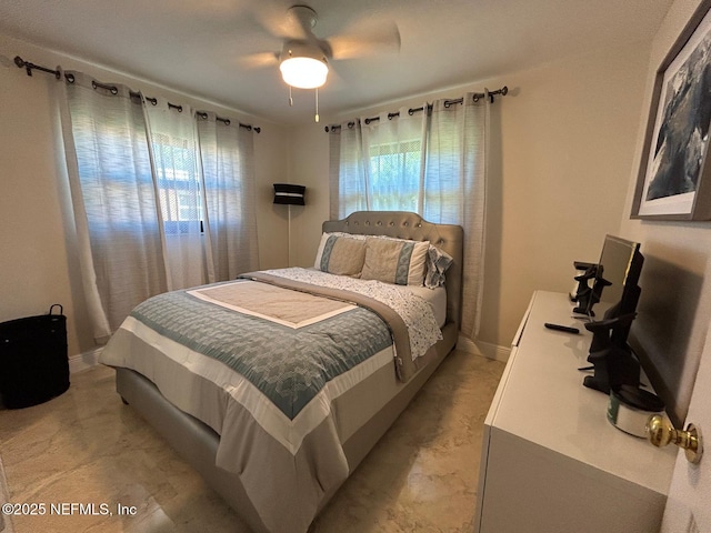 2788 SW 46th Ct, Fort Lauderdale, FL 33312 - bedroom featuring baseboards and ceiling fan