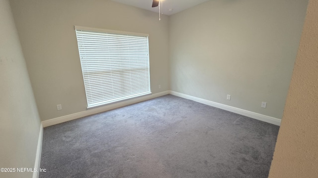 228 Clayton St, Brandon, FL 33511 - empty room with carpet flooring and ceiling fan