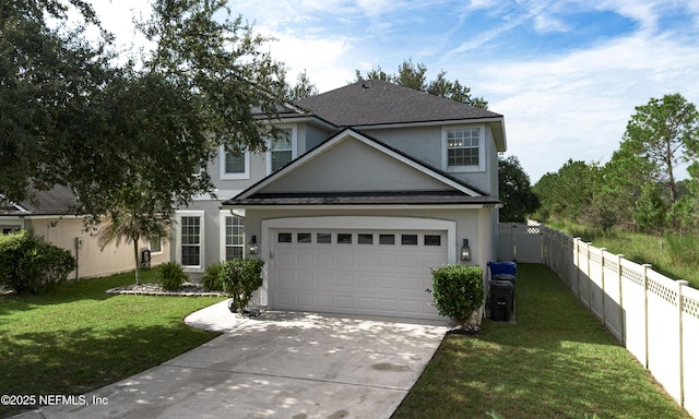 1361 Wekiva Way, Saint Augustine, FL 32092 - traditional home with stucco siding, concrete driveway, and roof with shingles