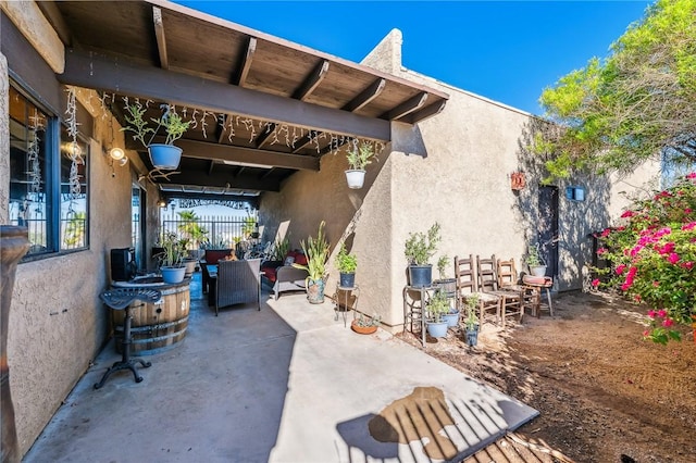 4390 El Camino Rd, Bullhead City, AZ 86429 - view of patio / terrace with an outdoor hangout area