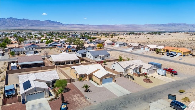 4403 S Via Rialto Ln, Fort Mohave, AZ 86426 - bird's eye view with a mountain view and a residential view