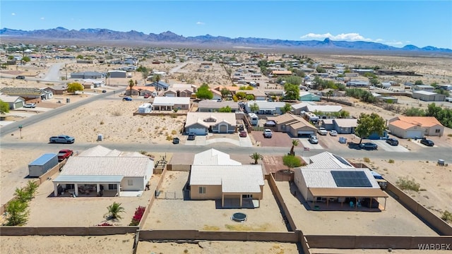4403 S Via Rialto Ln, Fort Mohave, AZ 86426 - aerial view with a residential view, a mountain view, and a desert view
