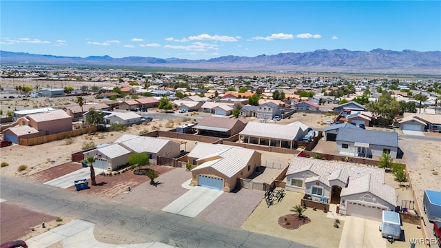 4403 S Via Rialto Ln, Fort Mohave, AZ 86426 - bird's eye view with a residential view and a mountain view