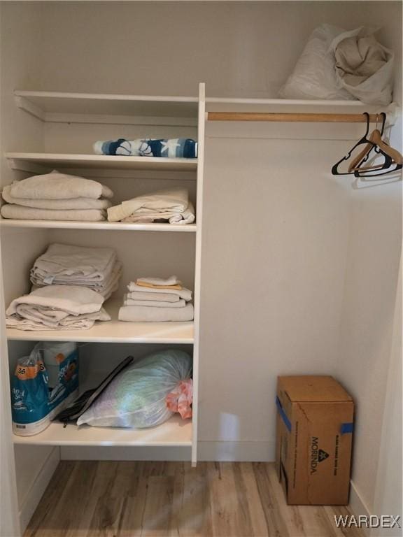 view of closet