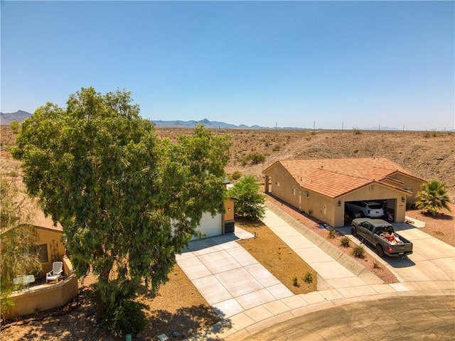 3492 Tres Alamos Dr, Bullhead City, AZ 86442 - aerial view of sparsely populated area with a mountain backdrop