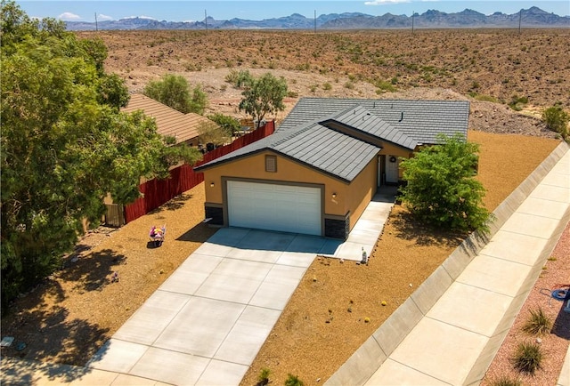 3492 Tres Alamos Dr, Bullhead City, AZ 86442 - overview of rural landscape with a desert landscape and a mountain backdrop