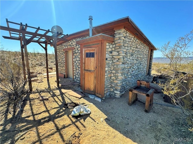 view of outbuilding