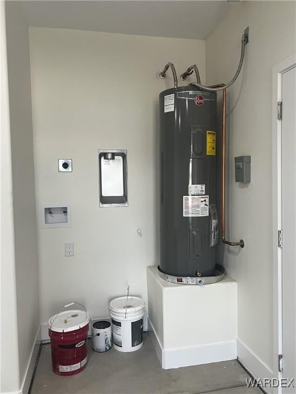 utilities with electric water heater