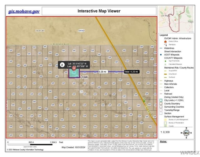 Listing photo 2 for LOT134 S Pinal Rd, Golden Valley AZ 86413