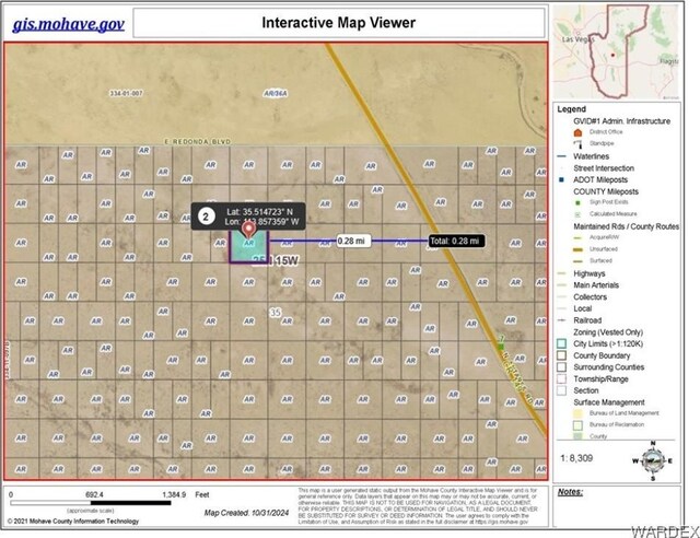 Listing photo 2 for LOT134 S Pinal Rd, Golden Valley AZ 86413