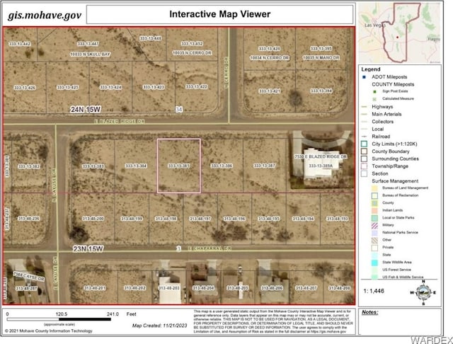 7420 E Blazed Ridge Dr, Kingman AZ, 86401 land for sale