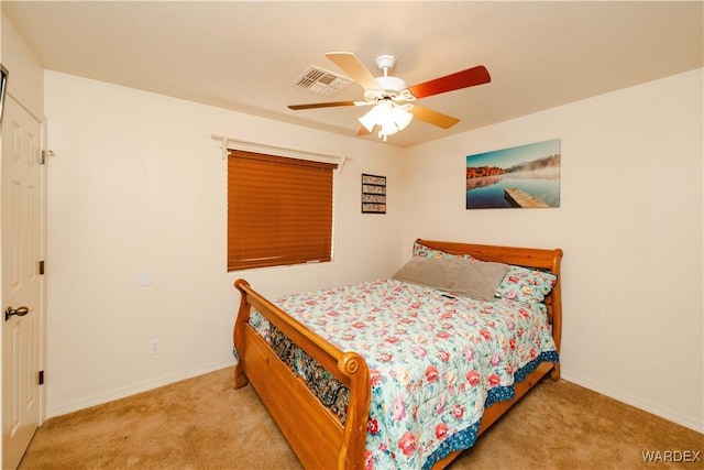 3144 N Prescott St, Kingman, AZ 86401 - bedroom featuring carpet, visible vents, and baseboards