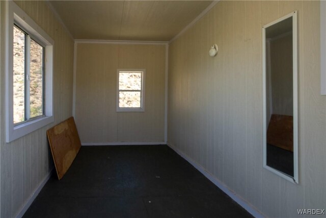 unfurnished room with plenty of natural light