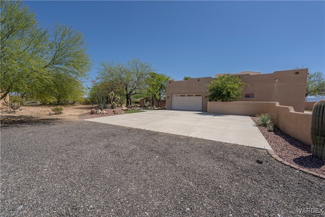 view of property exterior with stucco siding